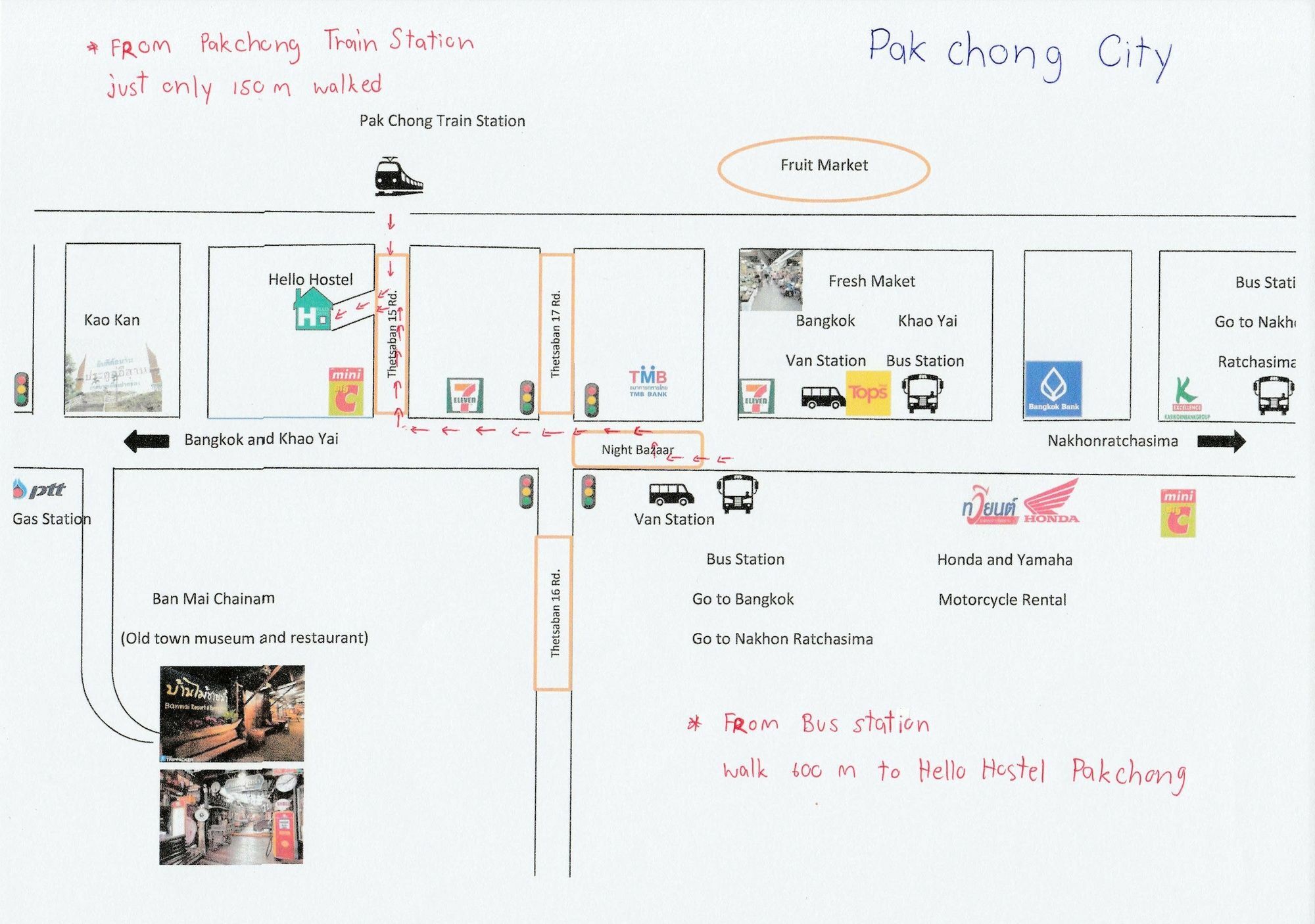 Hello Hostel Pak Chong Eksteriør bilde